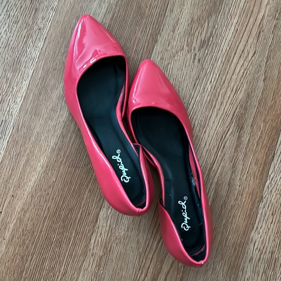 Pink Qupid Kitten Heels 5.5 - Picture 3 of 5